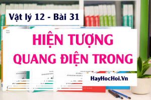 Chất quang dẫn là gì? Hiện tượng quang điện trong Ứng dụng Quang điện trở và Pin quang điện - Vật lý 12 bài 31
